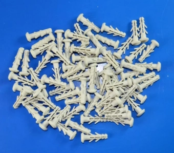 Дюбель быстрого монтажа, тип "Гриб", Ø6*40мм, без шурупа, Wave, (100шт)