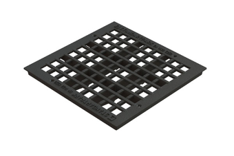 Решетка ливневая чугунная Basic для дождеприемника 400х400 С250 (390x390x66)