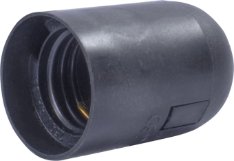 Патрон пластиковый Е27, черный E.NEXT