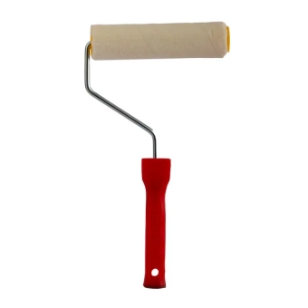 Валик "Velur" 15x100-4мм с ручкой 6x100мм, Lider