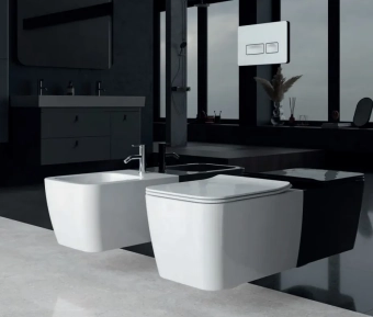 Компакты подвесные Hera + Крышка Duroplast Slim no-rim Turkuaz Seramik Турция
