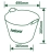 Гибкое пластиковое ведро 42L JDFT1142 Jadever Гибкое пластиковое ведро 42L JDFT1142 Jadever