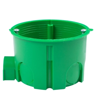 Коробка установочная  68*45 мм  зеленая