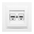 Розетка компьютерная RJ45 CAT6+телефонная RJ11 CAT3 Despina 102-190005-132