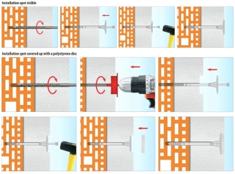 Дюбель для изоляционных материалов Wk LTX 10x90мм