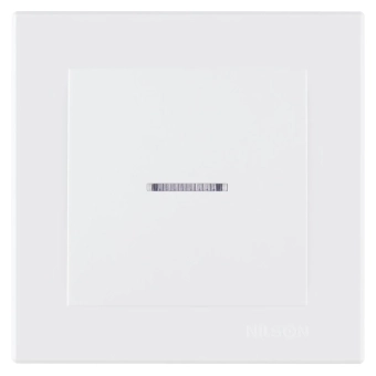 Выключатель 1P+LED alb ALEGRA NILSON белый