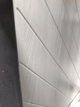 Дверь входная Premium 90 Buldoors 88*205см, Чёрный шёлк, R-правая, MDF Дуб Шале Серебро, 9P-125, MDF Ясень Riviera Ice