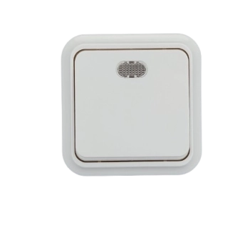 Выключатель 1P+LED 10А белый SELENA 1000kW