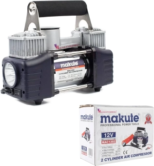 Автомобильный компрессор 2-ух цилиндровый, 12V, MAC1202 Makute
