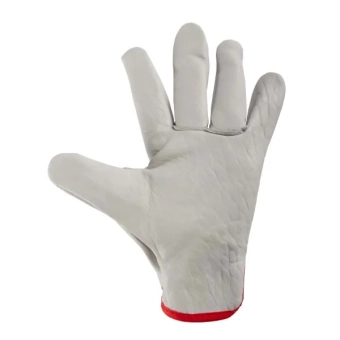 Перчатки для аргонной сварки кожаные белые 10" (L) Profmet
