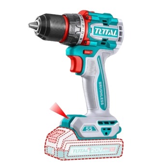 Дрель-шуруповерт с аккумулятором 20В 2Ач Brushless Total TDLI205582