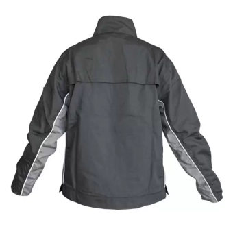 Куртка рабочая, L, 65% полиэстер / 35% хлопок,(канвас), цвет черный/серый, Profmet