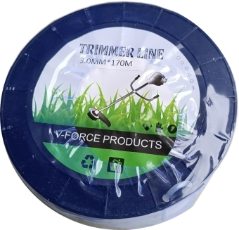 Триммерная леска, 3,0мм, 170м, круглая, катушка, TB002