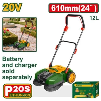 Аккумуляторная подметальная машина  20V 610 мм  JDLSP1520 Jadever