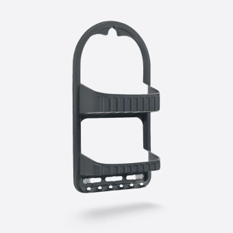 Полка для ванной Dunya Plastik 2 яруса, на присосках, пластиковая, 122x267x501 мм (Арт. 09164)