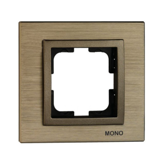 Рамка 1 пост Aluminium Style 107-810000-160