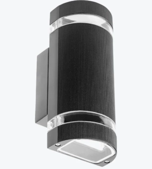 Фасадный светильник max.2x35W GU10 IP54 100x100x235mm черный PL-12662P PANLIGHT