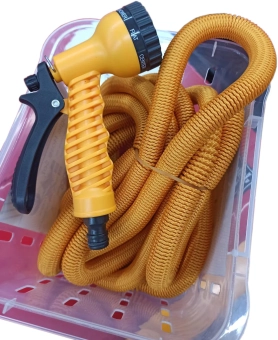 Гибкий садовый шланг 15м расширяемый многофункциональный водяной шланг, 7 режим. распылитель, EP-60631, Epica Star