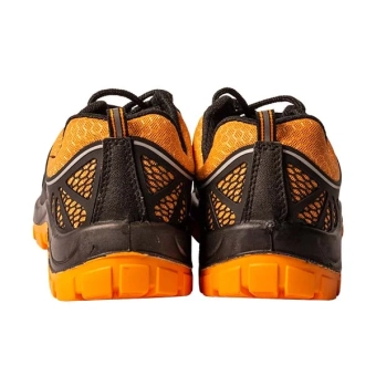 Полуботинки из дышащей синтетич. ткани, 45, ст. защиты OB, цв. оранжевый/черный Profmet