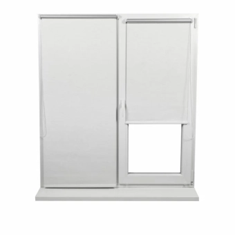 Светонепроницаемые рольшторы MADAGASCAR-064 Серый 0,45×1,70 м