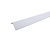 Уголок ПВХ декоративный 17x5 мм LUB001-1705, белый