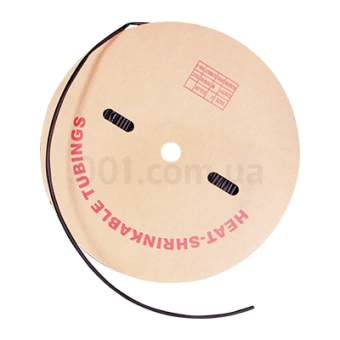 Термоусадочная трубка e.termo.stand.roll.2.1.черная, 2/1 200