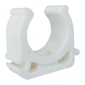 Хомут для труб PPR - БЕЛЫЙ - Ø25 мм