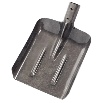 Лопата совковая "серебряная" без черенка с ребрами жесткости