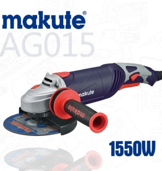 Углошлифовальная машина 1550W, 220V, 9000 rpm, 150 mm, Makute