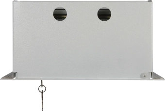 Шкаф металлический, под 1-фазный  счетчик, 8 модулей, встраиваемый, с замком