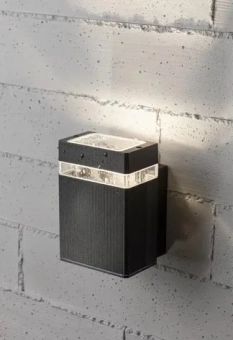 Фасадный светильник max.35W GU10 IP54 110x105x160mm черный PL-12651P PANLIGHT