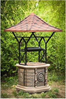 Колодец с навесом "Moldova" черный  M-3