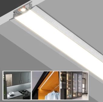 Профиль LED врезной 3 m micro 7.5x8.8 PL-7.5/8.8-A 3m алюминий PANLIGHT