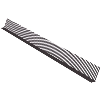 Гребень Eurovent COMB X для защиты свеса от птиц, RAL 9005 Черный