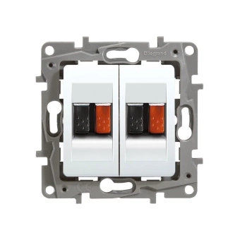 Розетка аудио двойная белый NILOE Legrand