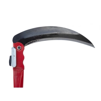 Ручная складная коса с металлической ручкой #888 19*50 cm