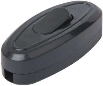 Выключатель  6A черный