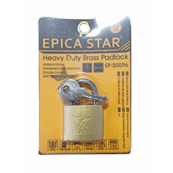 Замок навесной дуговой, имитация бронзы 32мм, EP-50096; Epica Star