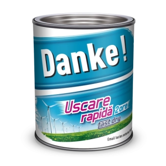 Эмаль Алкидная DANKE EXTERIOR 0,75 л, Цвет: антрацит, RAL7016