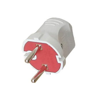 Вилка электрическая 2P 10A 250V