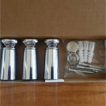 Комплект из 3 креплений для полотенцесушителя (хром) RADIVA