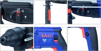 Перфоратор 850Вт, 0-1300rpm, SDS-Plus 28 мм, SALI 2128