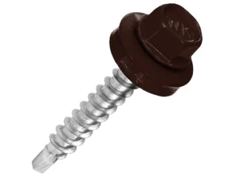 Саморез для кровельных работ WFD-4.8x35 коричневый