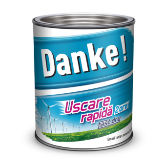 Эмаль Алкидная DANKE EXTERIOR 0,75 л, Цвет: серо-зеленый