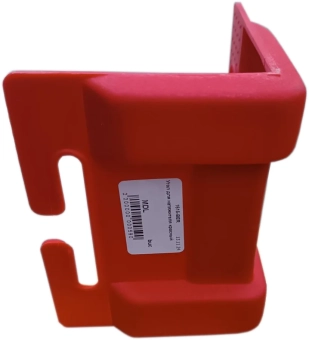 Угол защитный для стяжных ремней и строп, красный, пластик
