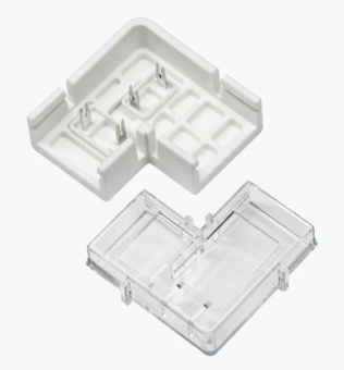 Коннектор L угловой для LED ленты COB 220V IP67 PL-2P-LSC- HC296