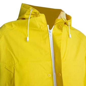 Плащ-дождевик XL, полиэст. ПВХ 0,35мм желтый Profmet
