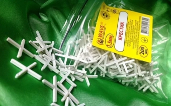 Крестики дистанционные для укладки плитки - 1,5мм, Wave, (200шт)