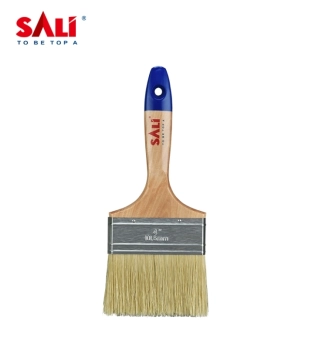 Кисть прямоугольная малярная, плоская, с деревянной ручкой 38мм, SALI
