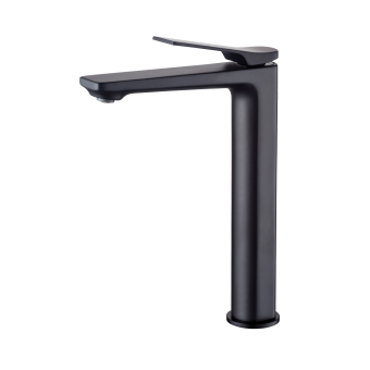 Смеситель для умывальника (высокий) NERI TREND BLACK, Invena, Польша